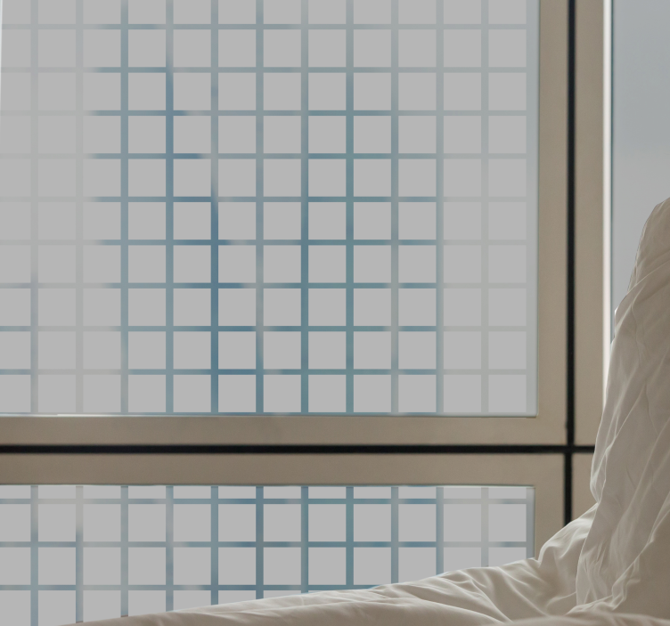 Fensterfolie graue quadrate skala - TenStickers