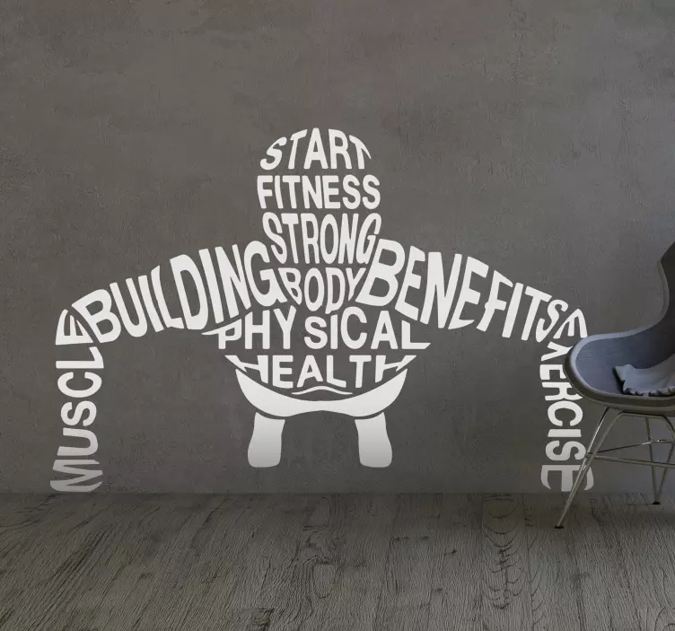 Fitness Konzepte Wandtattoo - TenStickers