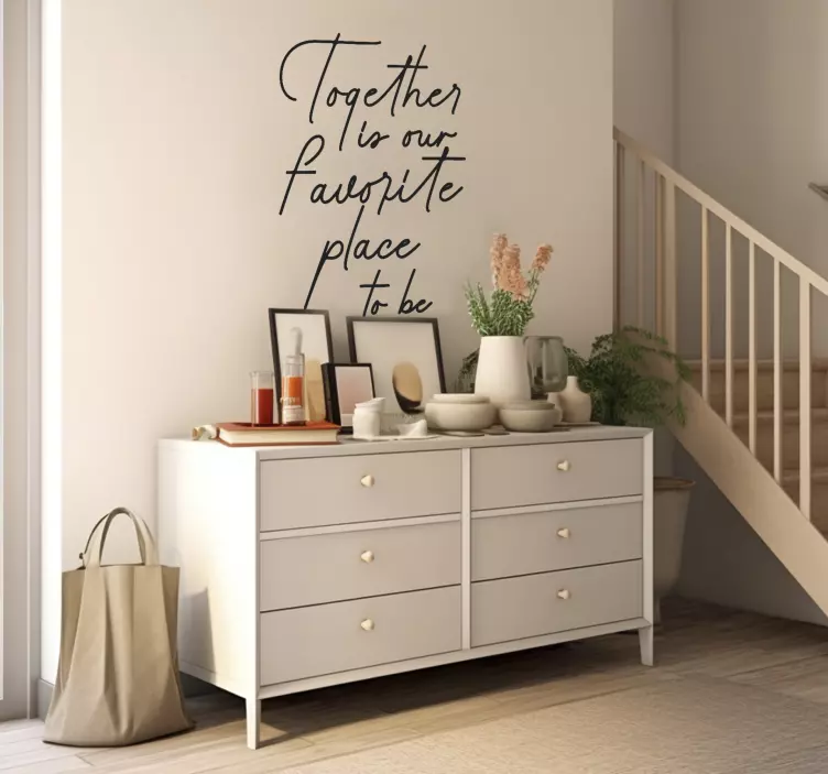 Wandtattoo Flur Lieblingsort - TenStickers