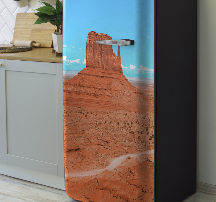 Kühlschrank Folie monument valley landschaft - TenStickers