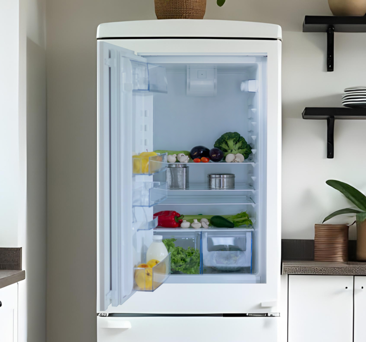 Folie Kühlschrank offene türen - TenStickers