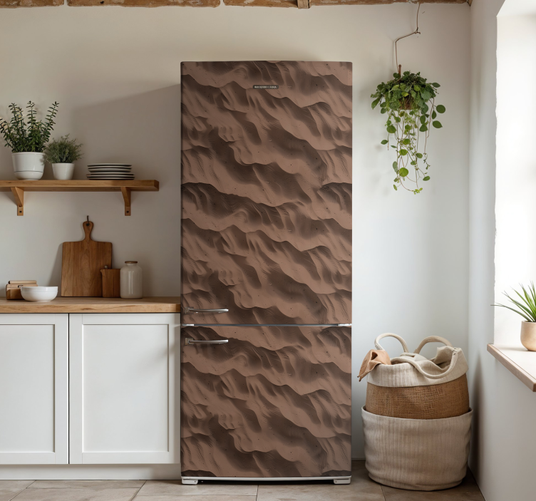 Folie Kühlschrank sand textur - TenStickers