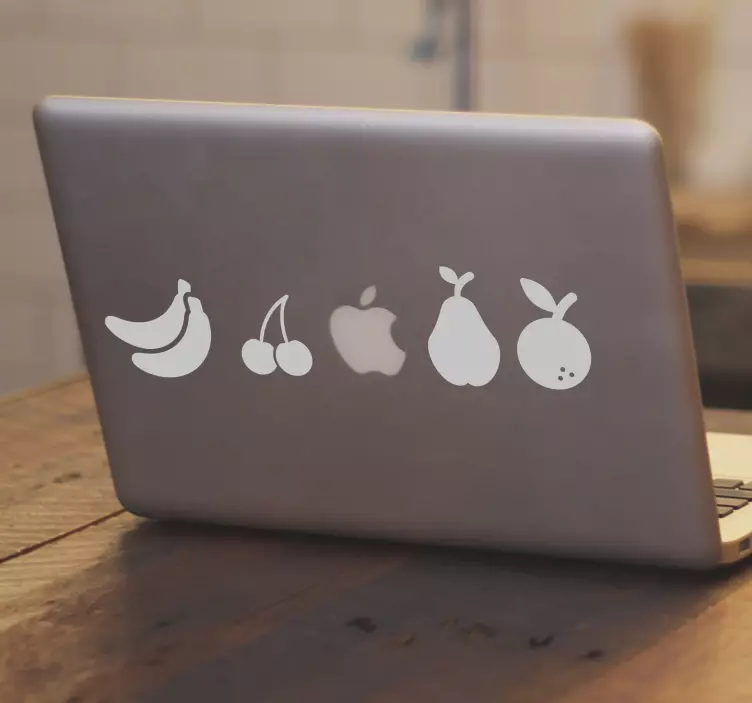 Fruchtvielfalt Laptop Sticker - TenStickers