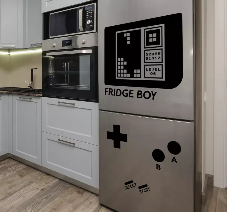 Retro Game Boy Kühlschrank Folie - TenStickers