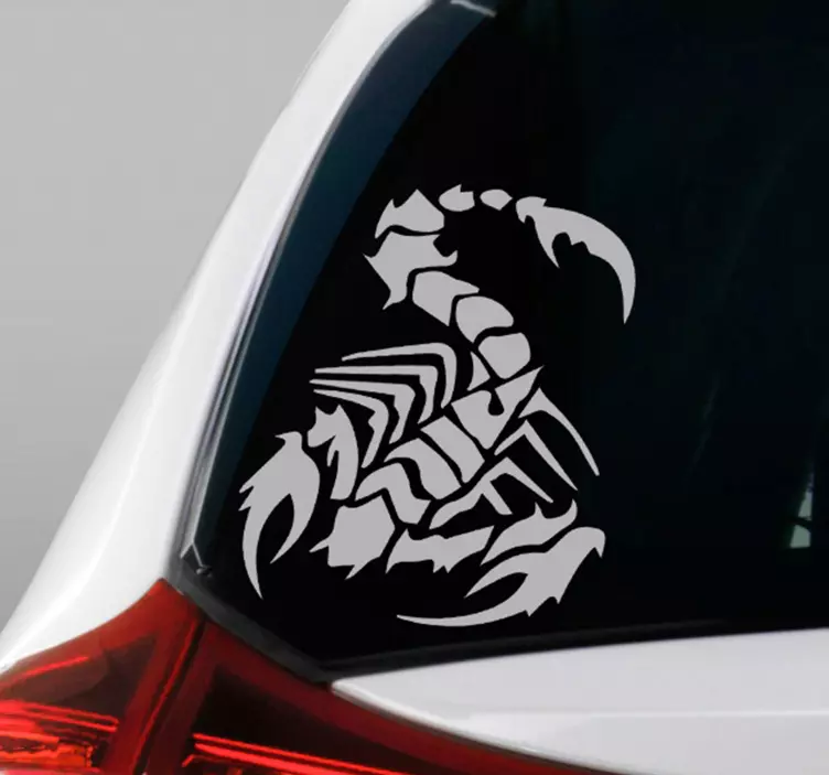Gefährlicher Skorpion Autoaufkleber - TenStickers