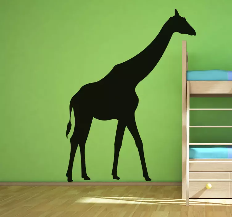 Wandtattoo Jugendzimmer Giraffen Silhouette - TenStickers