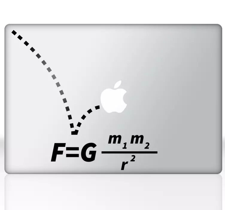Gravitation Formel iPad MacBook Aufkleber - TenStickers
