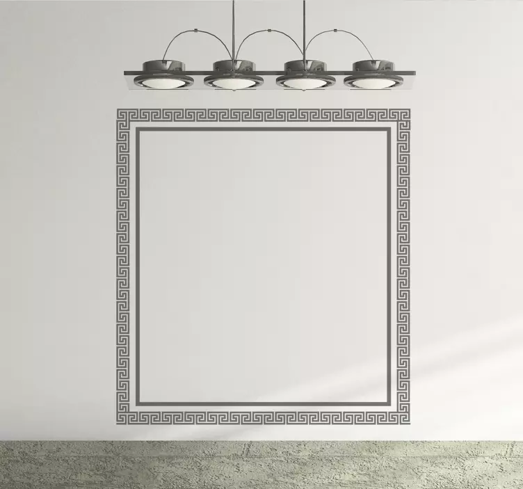 Griechischer Rahmen Aufkleber - TenStickers