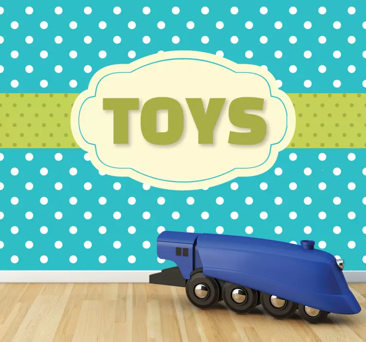 Grünes Geschenkpapier Aufkleber - TenStickers