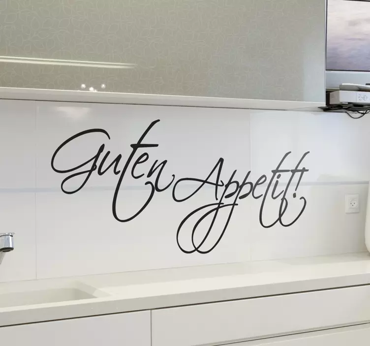 Wandtattoo Küche Guten Appetit - TenStickers
