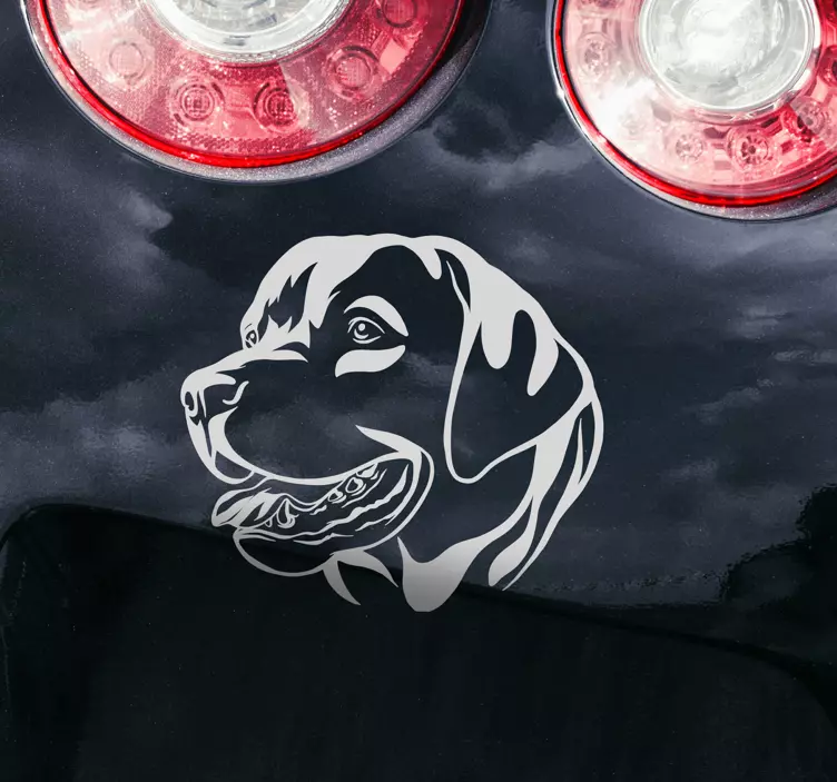 Wandtattoo Haustier rottweiler Aufkleber - TenStickers