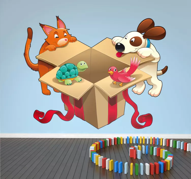 Haustier Geschenk Aufkleber - TenStickers