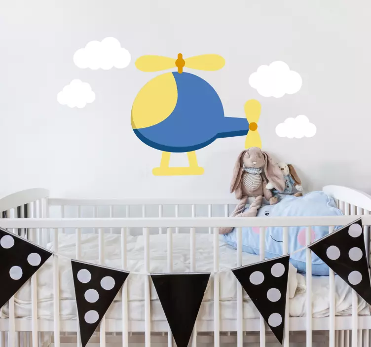 Helikopter Aufkleber - TenStickers