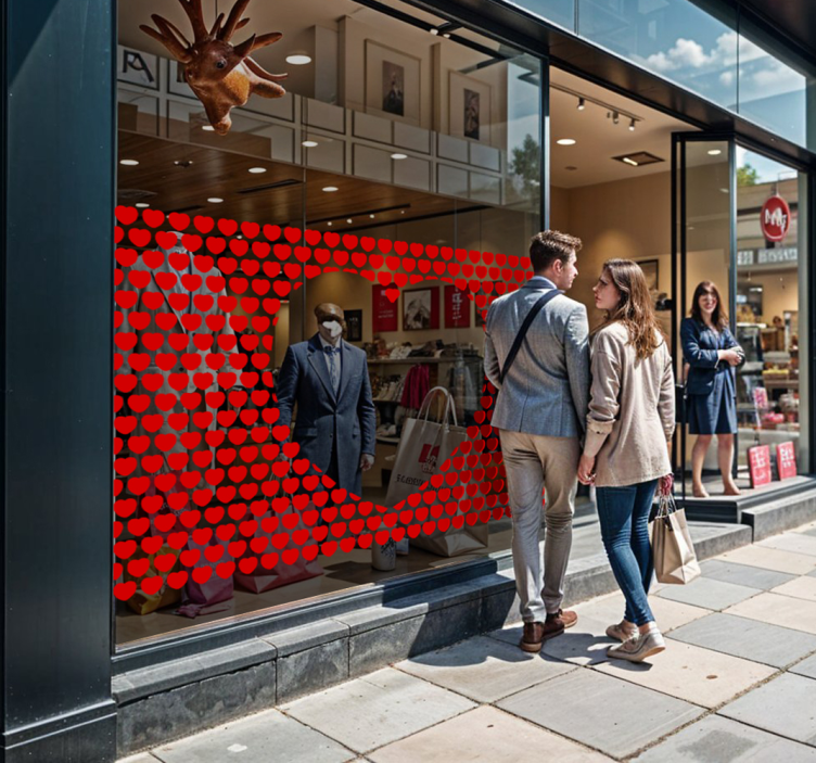 Herz Aufkleber - TenStickers