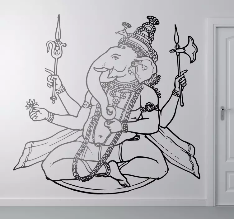 Hindu Elefant Aufkleber - TenStickers