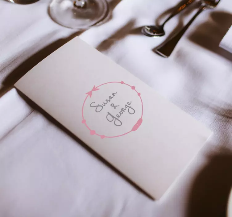 Hochzeitsticker susan und george feiern - TenStickers