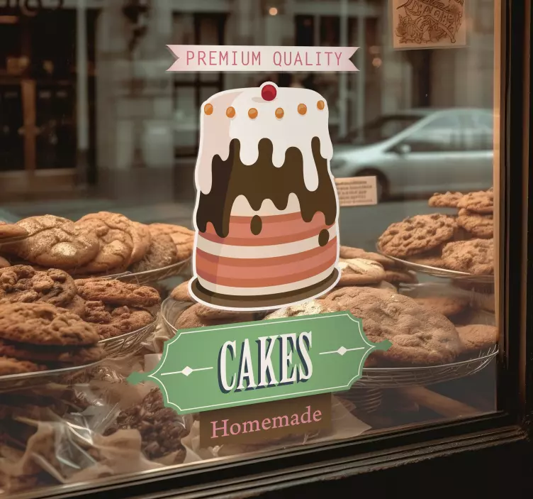 Homemade Cakes Aufkleber - TenStickers