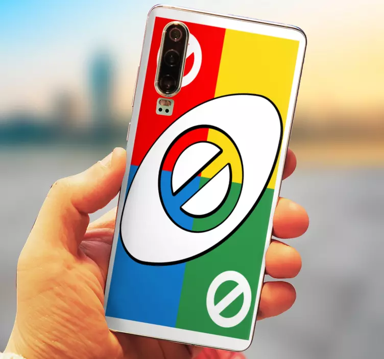 Huawei Sticker buntes grafisches muster - TenStickers
