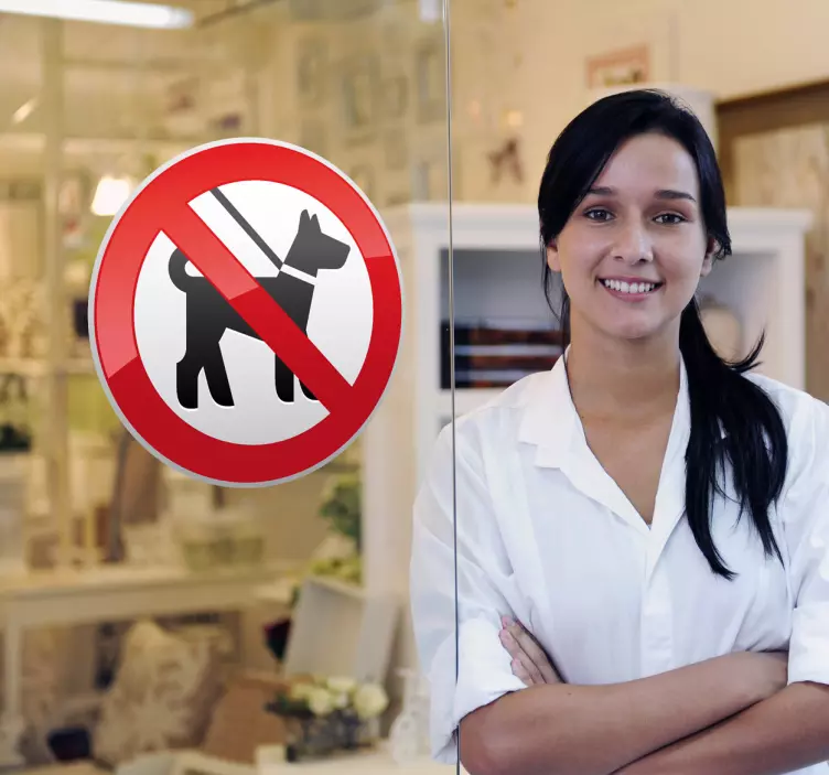 Hunde unerwünscht Aufkleber - TenStickers