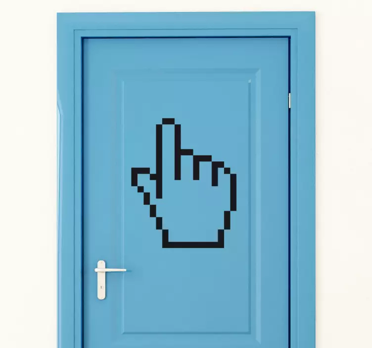 Türaufkleber Icon Zeigefinger - TenStickers