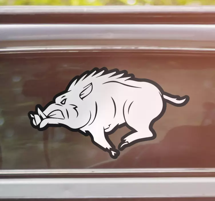 Javali wildes leben tier wandtattoo - TenStickers