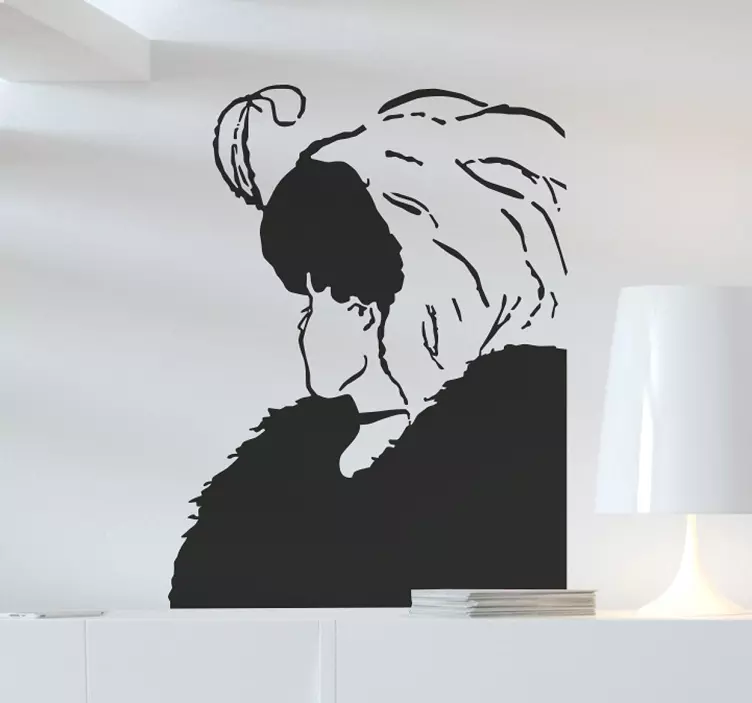 Junge oder alte Frau Wandtattoo - TenStickers