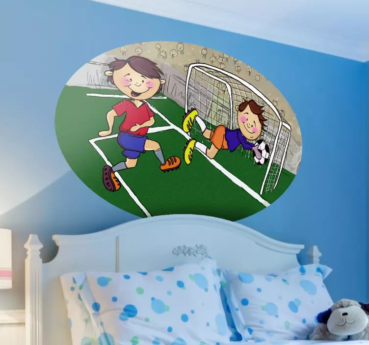 Kinder Aufkleber Fußball - TenStickers