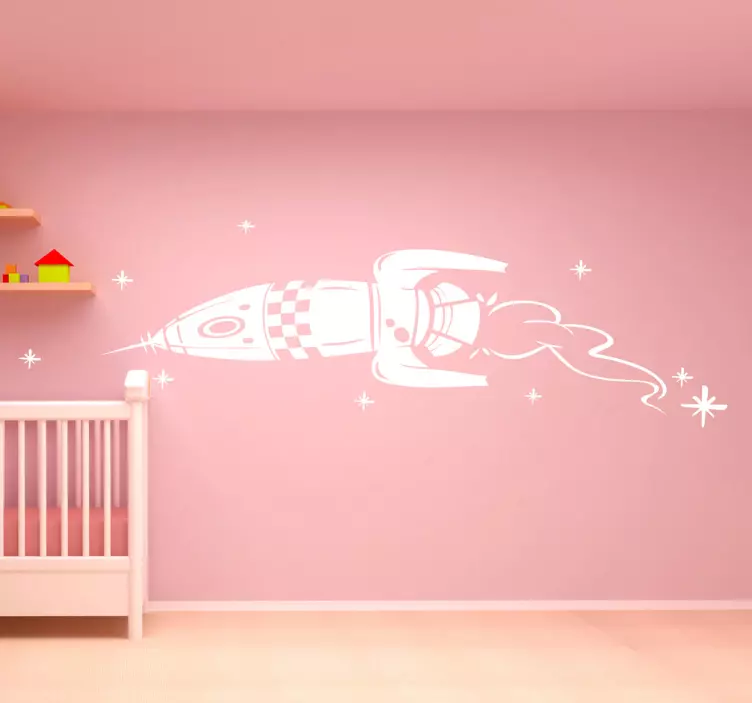 Kinderzimmer Wandtattoo  Rakete - TenStickers