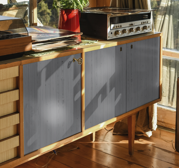 Klebefolie Möbel Hölzerner grauer pantone - TenStickers