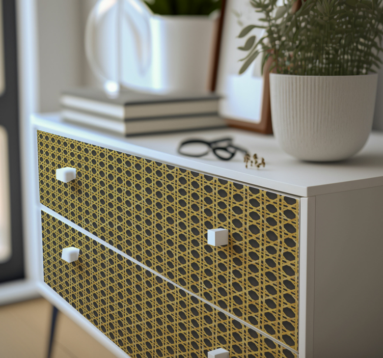 möbelfolie korb Löcher Design  - TenStickers