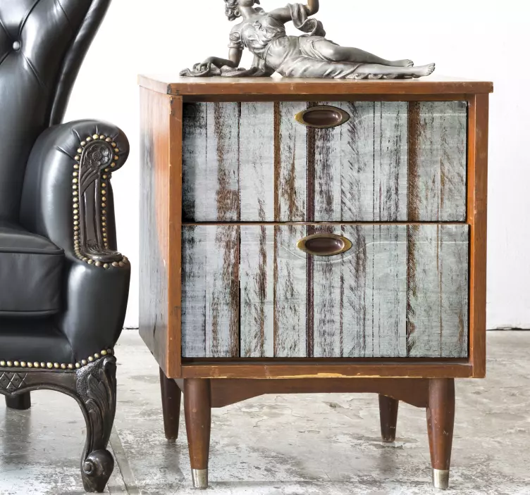 Klebefolie Möbel Holzstreifen - TenStickers