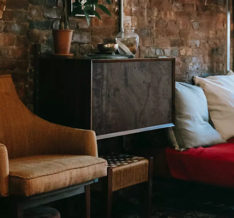 Klebefolie Möbel industriell, grauer Rost - TenStickers