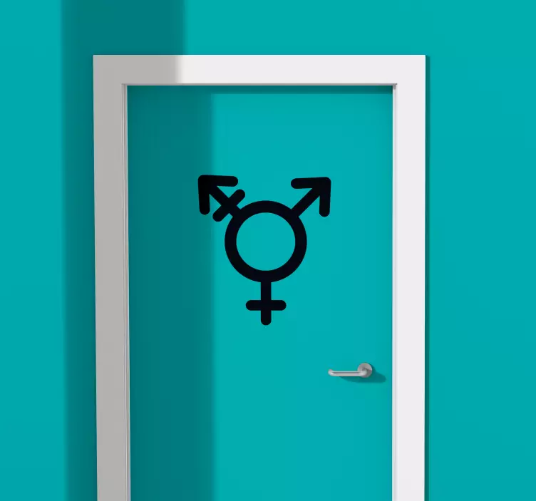 Klebeschild Geschlechter Symbol - TenStickers