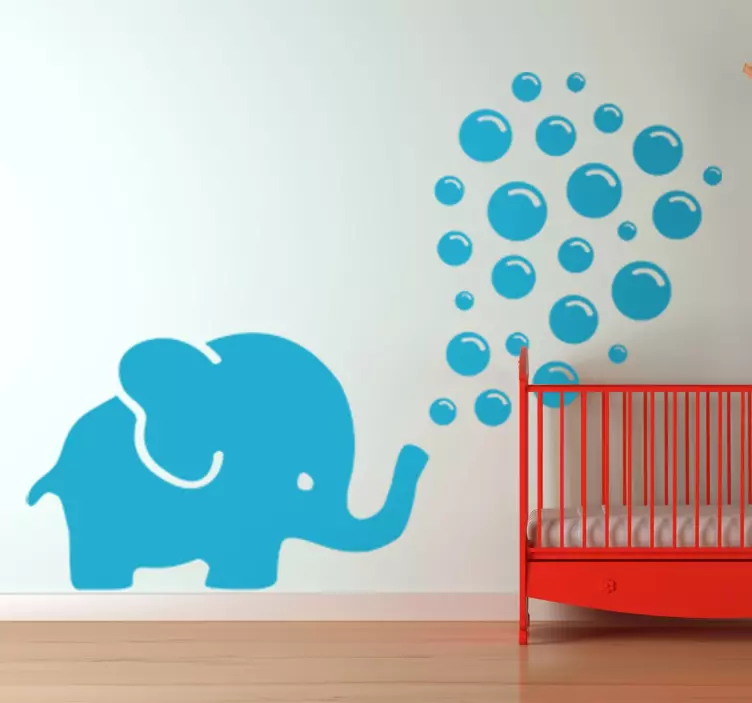 Kleiner Elefant Wandtattoo - TenStickers