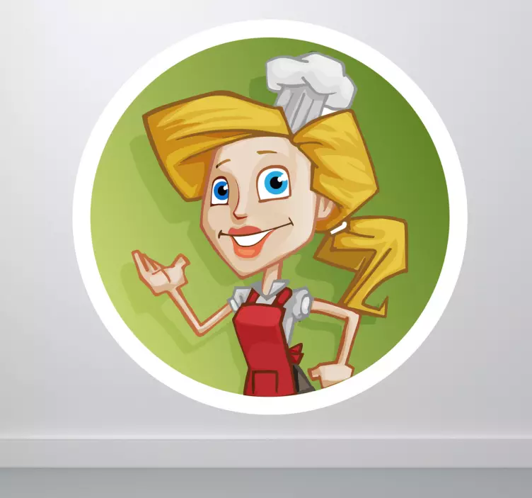 Köchin Aufkleber - TenStickers