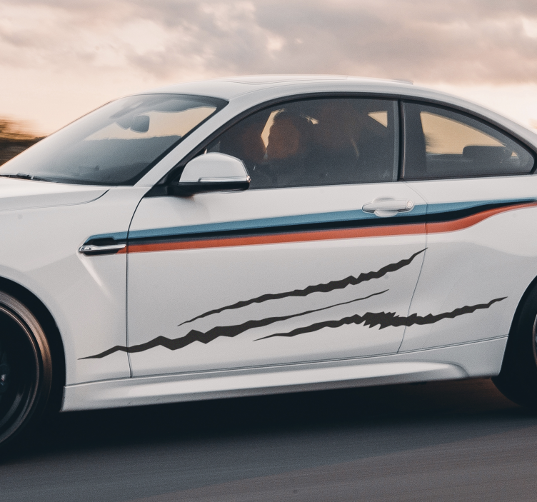 Kratzspuren Autotattoo - TenStickers