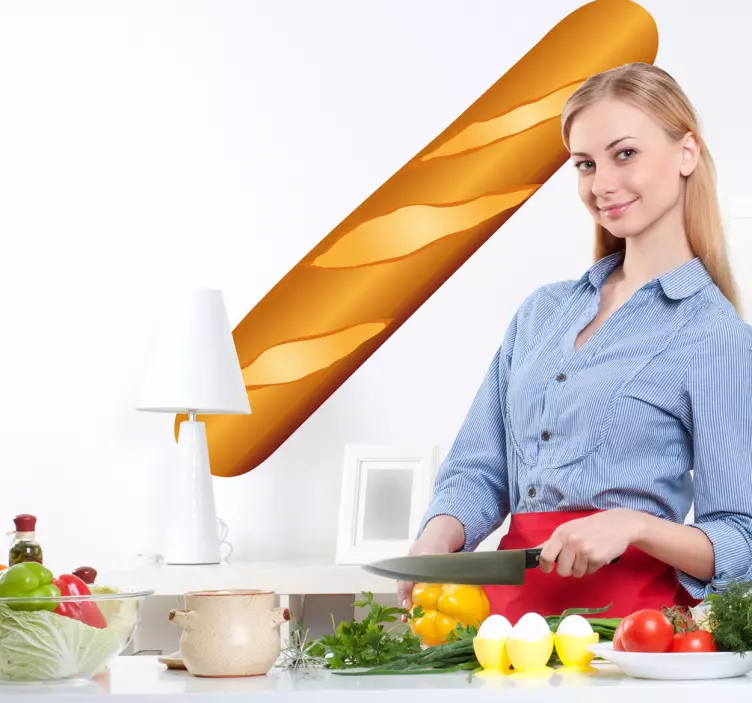 Küchen Aufkleber Baquette - TenStickers