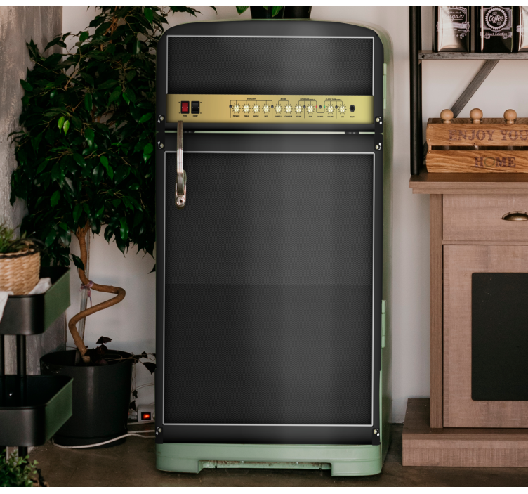 Kühlschrank Folie Rockgitarrenverstärker - TenStickers