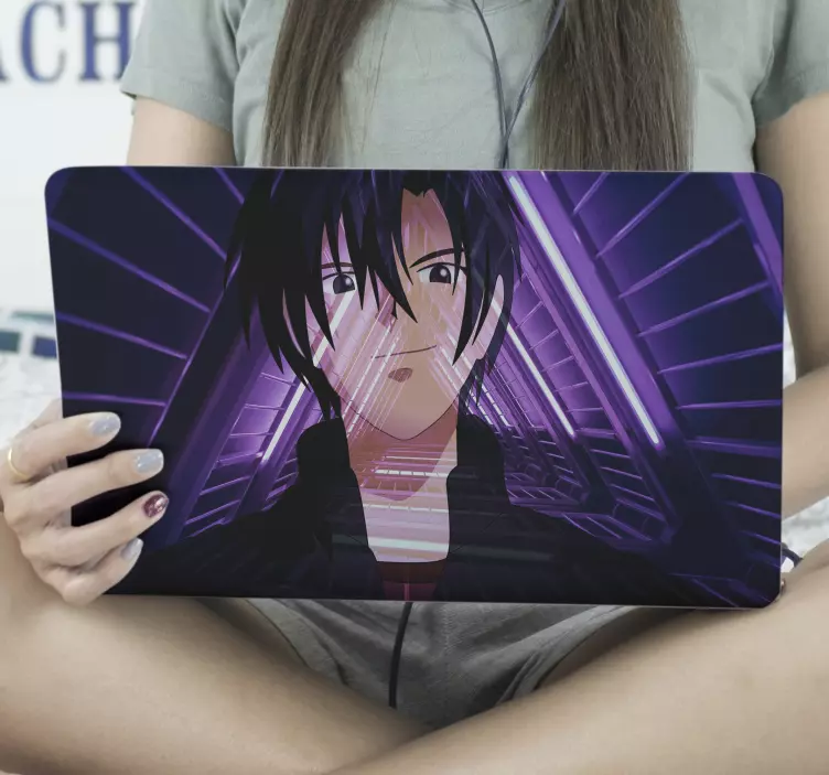 Laptop Aufkleber anime-charakterporträt - TenStickers