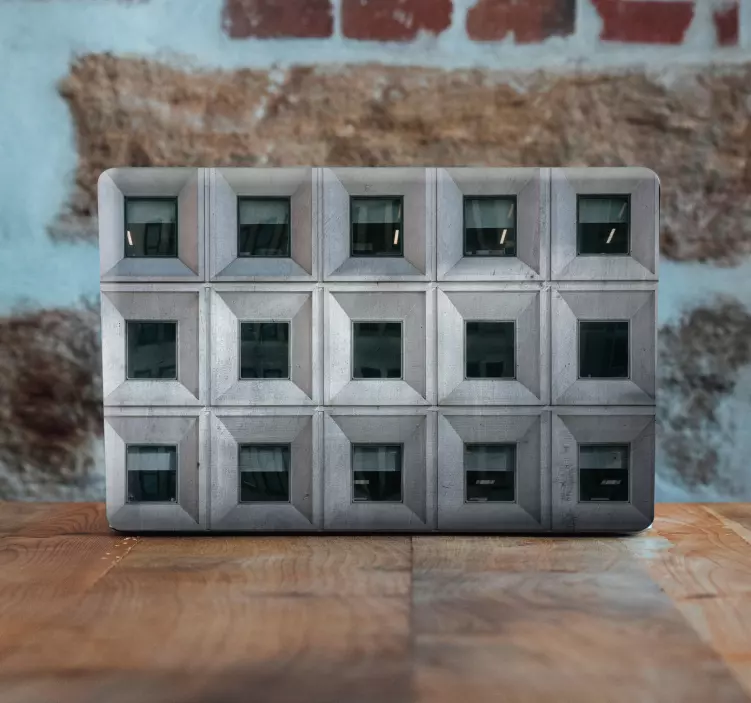 Laptop Aufkleber Brutale Architektur - TenStickers