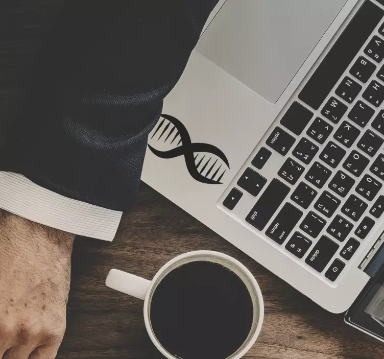 Laptop Aufkleber DNA Strang - TenStickers