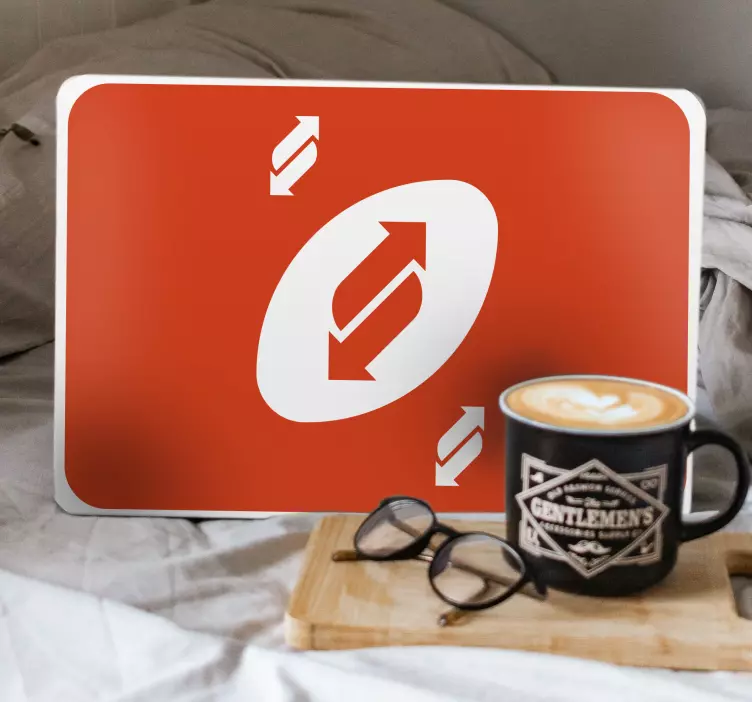 Laptop Aufkleber dynamisches bewegungssymbol - TenStickers