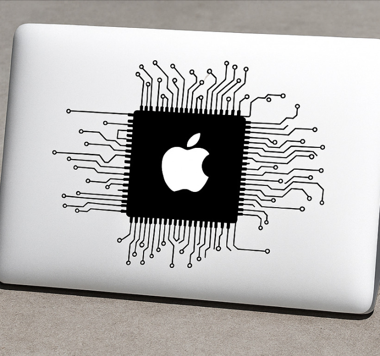 Laptop Aufkleber macbook technologisches web - TenStickers