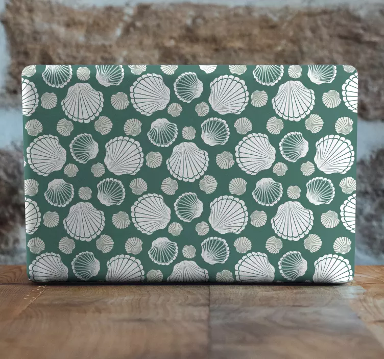 Laptop Aufkleber muschelmuster-abdeckung - TenStickers