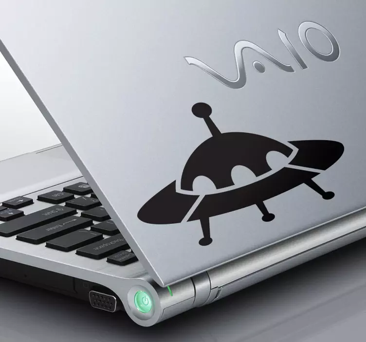 Laptop Aufkleber UFO - TenStickers