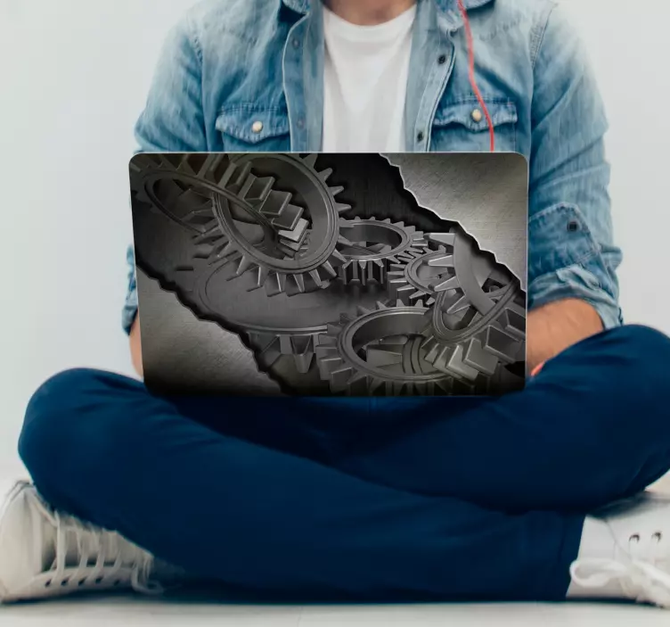 Laptop Aufkleber im Industriestil - TenStickers