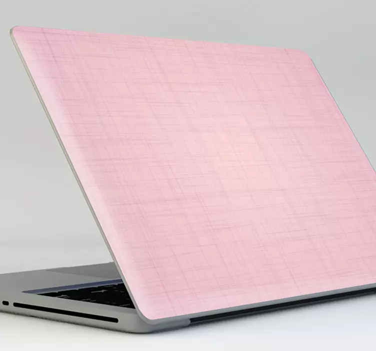Laptop Aufkleber Blasses Rosa - TenStickers