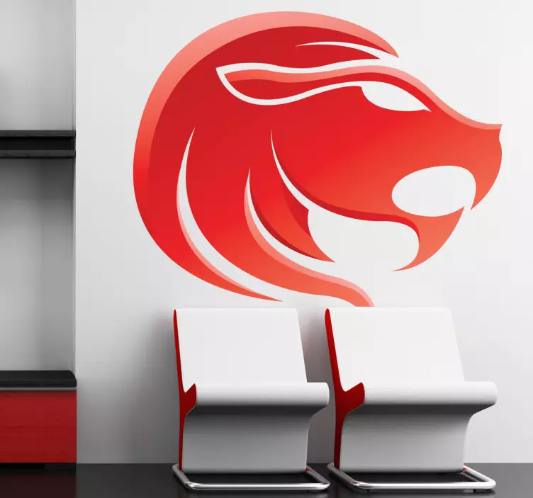 Löwe Horoskop Aufkleber - TenStickers