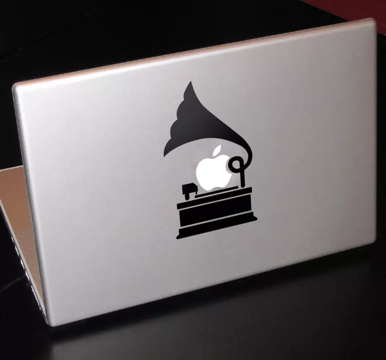 MacBook Sticker Plattenspieler - TenStickers