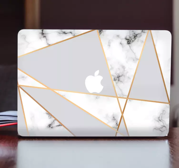 Macbook Aufkleber marmor - TenStickers